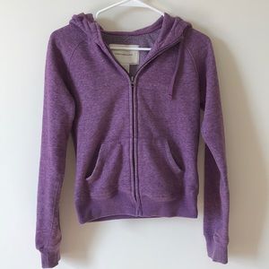 Urban Behavior Purple Zip Up Sweatshirt